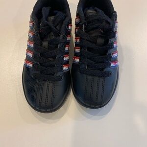 K-Swiss Kids Black and Red Sneakers